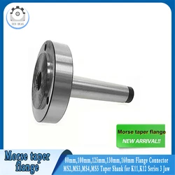 80mm,100mm,125mm,130mm,160mm Flange Connector MS2,MS3,MS4,MS5 Taper Shank for K11,K12 Series 3 Jaw 4 Jaw Chuck K11-80 K12-80