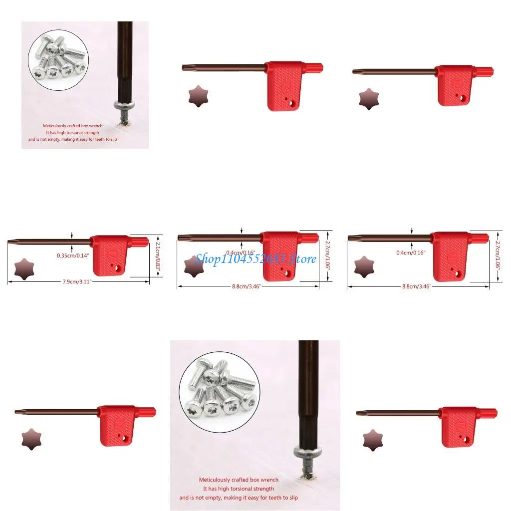

Y6GD Convenient Torx Keys Wrench Spanners Tool Perfect for Repairers DIY Enthusiasts Perfect for Home Projects Hand Tool