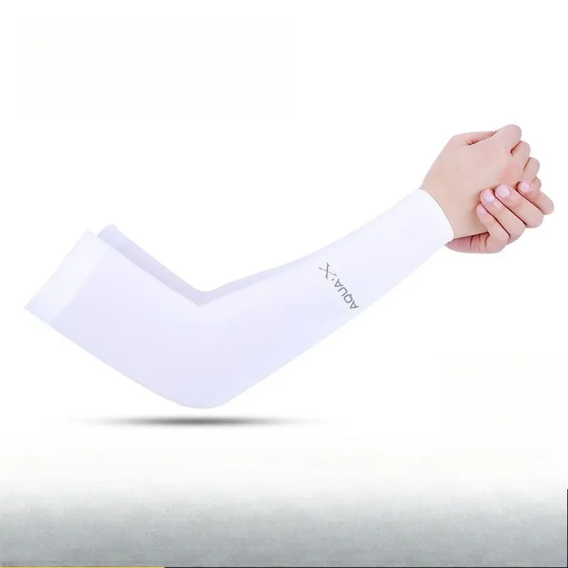 

For Cool Summer Arm Sleeves Ice Silk Sports Arm Sleeves Cycling Sun UV Protection Outdoor Travel Running Gym Fitness