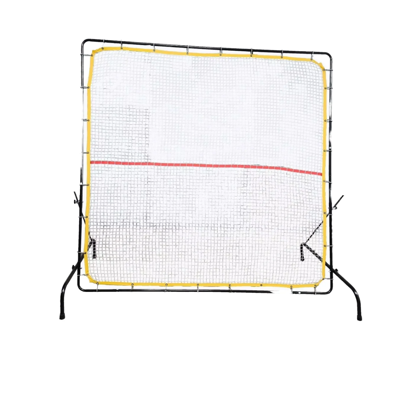 

Professional Portable Groundstrokes Volleyer Adjustable Rebound Net Tennis Training Equipment Durable Steel 2mx2m Trainer