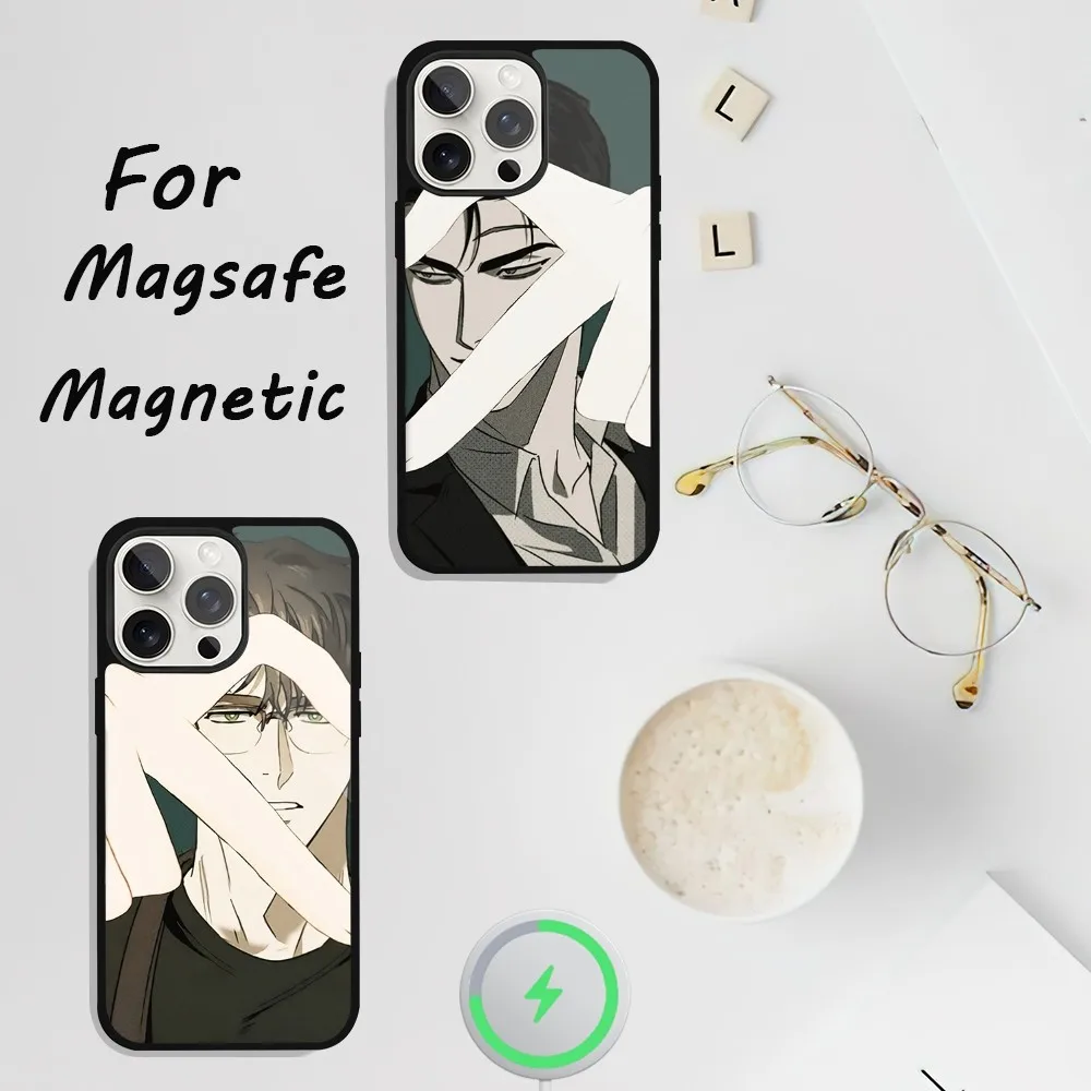 comics U-Under the Green Light Phone Case For iPhone 11 13 12 14 15 Plus Max Pro Magsafe Magnetic Wireless Charging shell