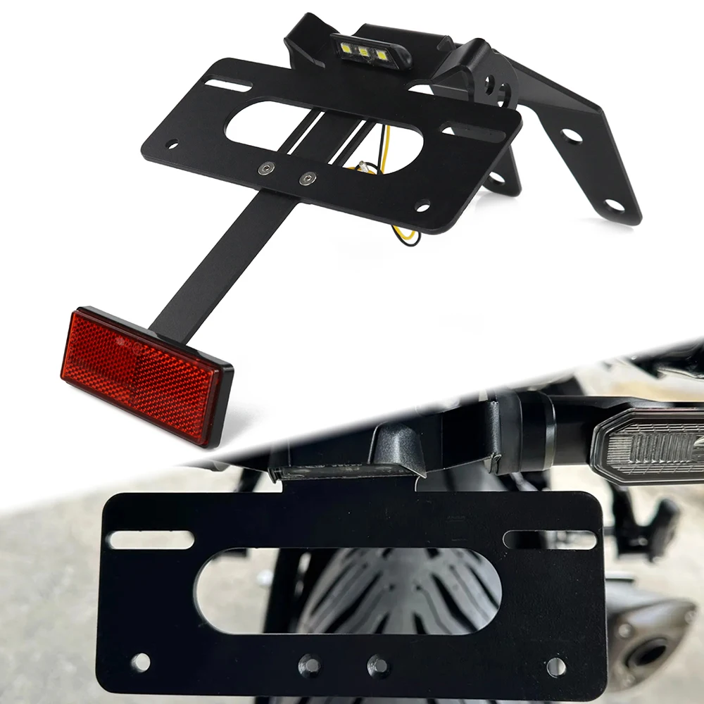 

Motorcycle Rear License Plate Holder Bracket Fit For Suzuki GSX-S1000 GT 2022 2023 2024 LED Light Tail Tidy Fender Eliminator