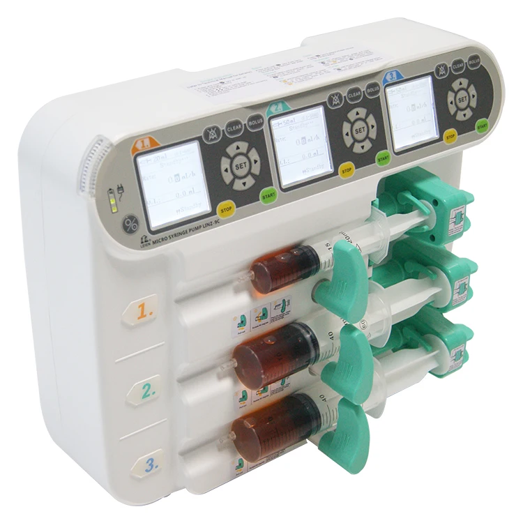 Made In China Superior Quality Three Driver Syringe Infusion Pump