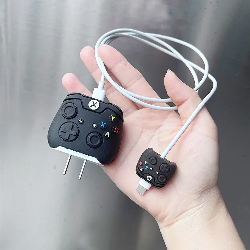 Cartoon Silicone Lightning Cable Protector 18W 20W Anti-Break Charging Cord Sleeve 2026