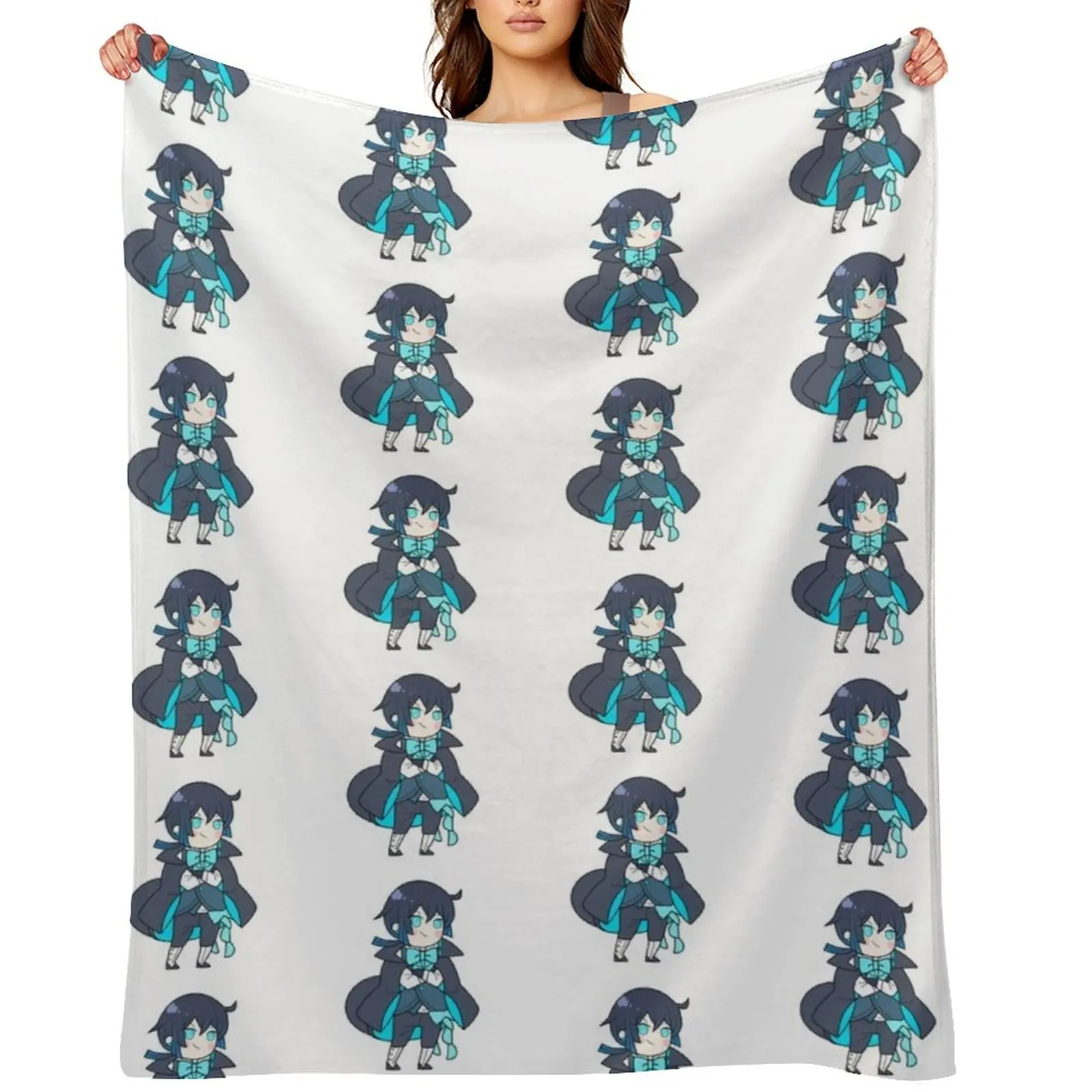 

Vanitas No Carte Vanitas Chibi Throw Blanket For Decorative Sofa valentine gift ideas wednesday Fashion Sofas Blankets
