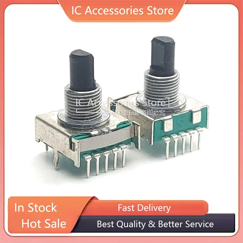 2PCS RS17 Type Rotary Switch Conversion Switch Gear Switch 1*2 Gear Half Shaft 15MM Band Switch
