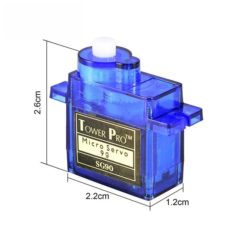 Bras de Robot de voiture RC, Kit de démarrage Arduino comprenant 1/3 micro servomoteurs informatisés SG90 9G 180 ° /360 °   Servo numérique 5V