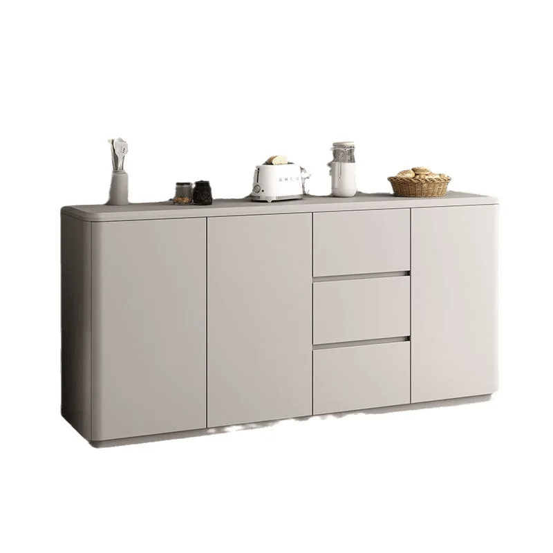 

Household living room dining side cabinet, light luxury storage locker against the wall