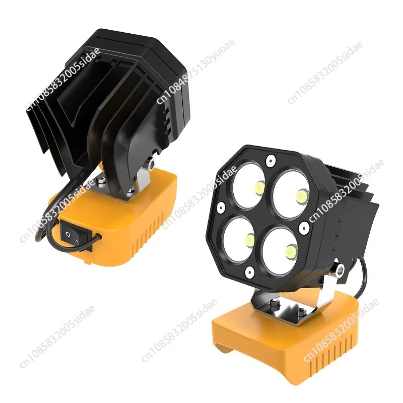 LED Work Light for Dewalt 20V Battery,40W 6000LM Flashlight,Flood Light,20V Battery Cordless Work Light 120°Adjustable