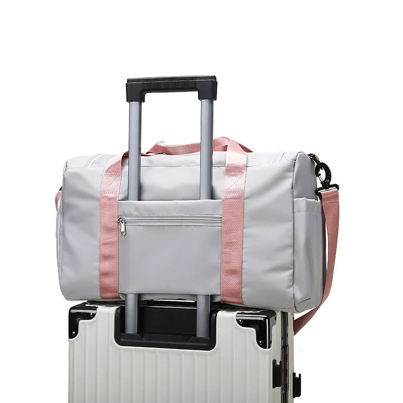 Sacs de sport étanches pour femmes, sacs de voyage à main, grande capacité, week-end, voyage de nuit, bagages de sport, fitness, yoga