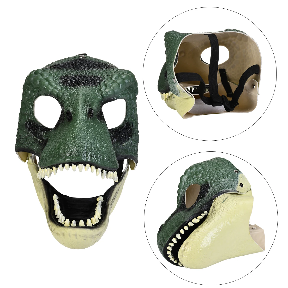 Party Mask Halloween Carnival Gift Velociraptor Mask T-Rex Dinosaur Mask Animal Cosplay Costumes Mask Props For Kids