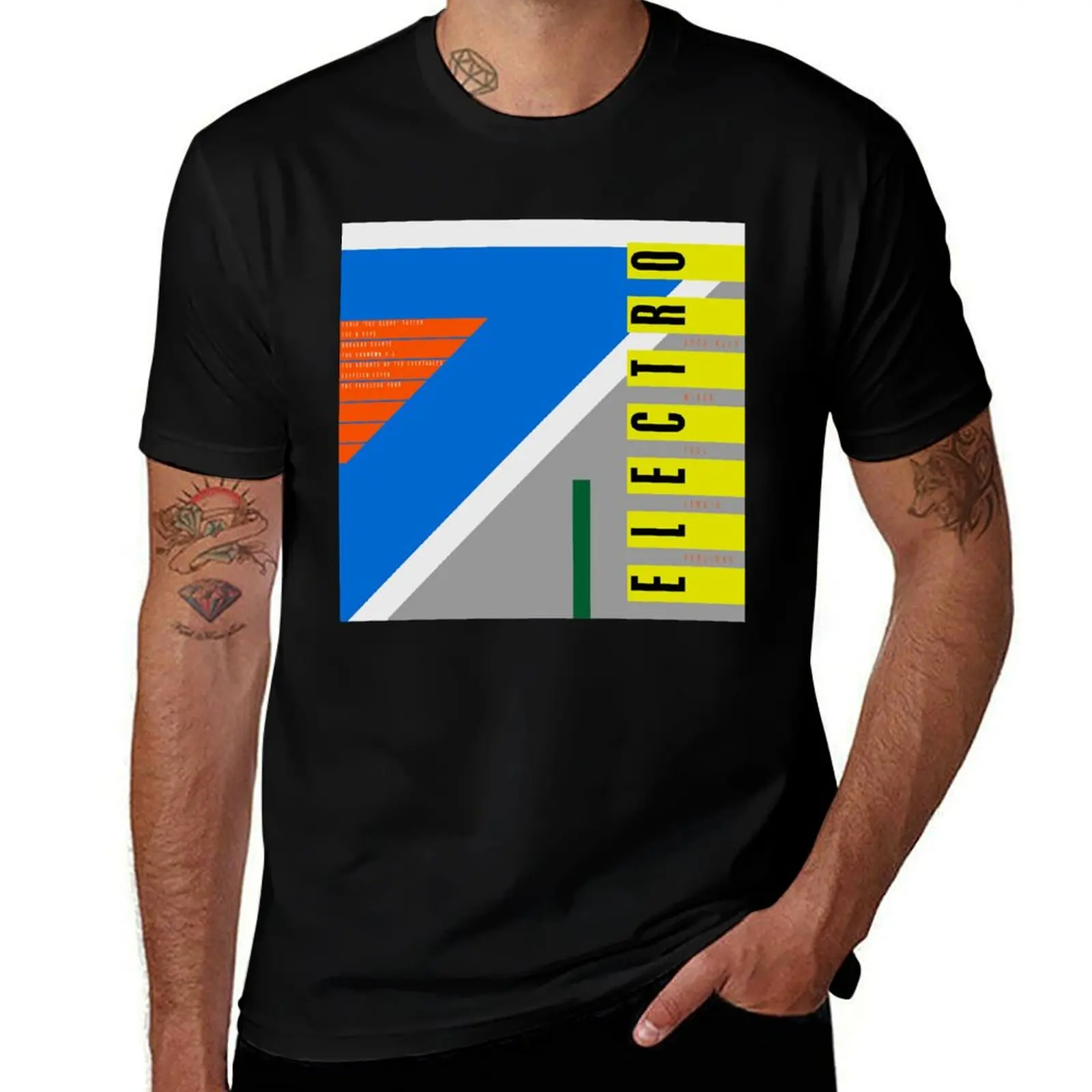 Electro T-Shirt Comfortable Workout Short Sleeve Shirt T-Shirt