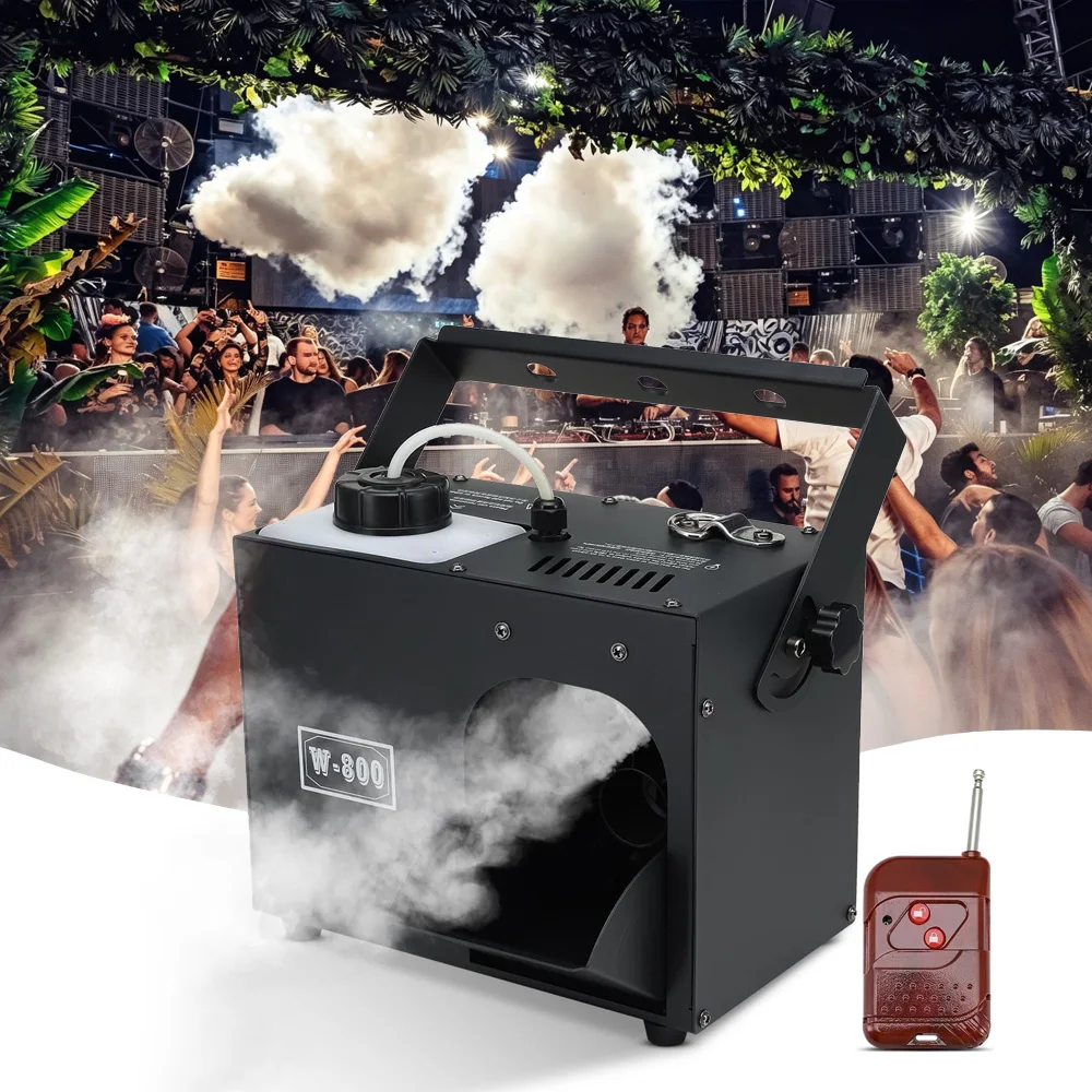 800W Haze Machine Stage Fog Machine DMX/Manual/Remote Smoke Machine For Christmas Halloween Party Wedding Bar KTV