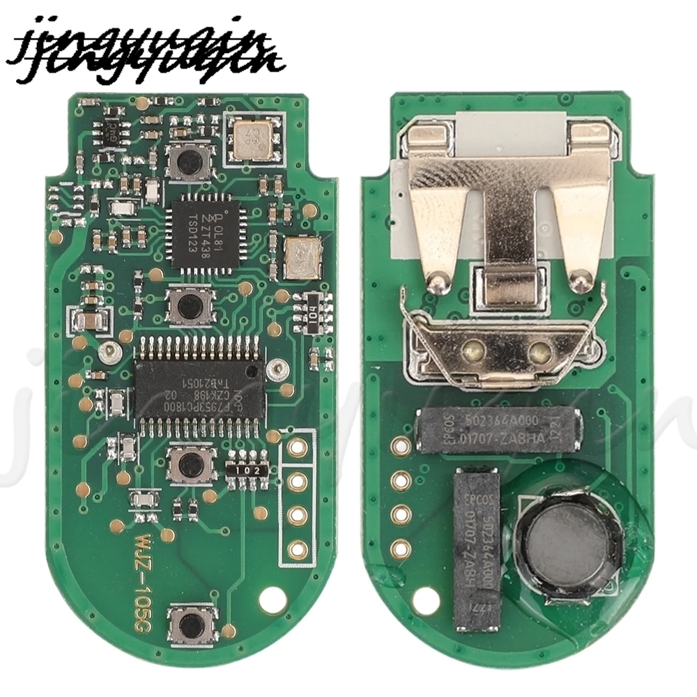 Jingyuqin 3/4BTN mando a distancia inteligente para coche 315MHz 434MHz ID49 para BMW Mini Cooper Countryman Clubman F-Series F55 F56 2015-2018