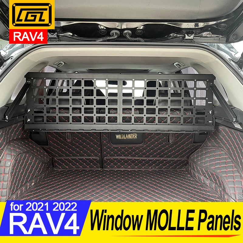 For Toyota RAV4 2020 2021 2022 2023 Auto Accessories storage panel car rear trunk debris rack Car-Styling