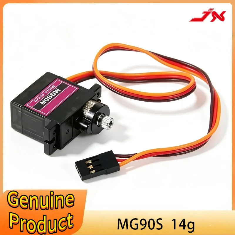 MG90S 9g Micro Servo,Metal Gear Structure, High Torque,Suitable for Trex 450,RC Robot and Helicopter Assembly Replacement Parts