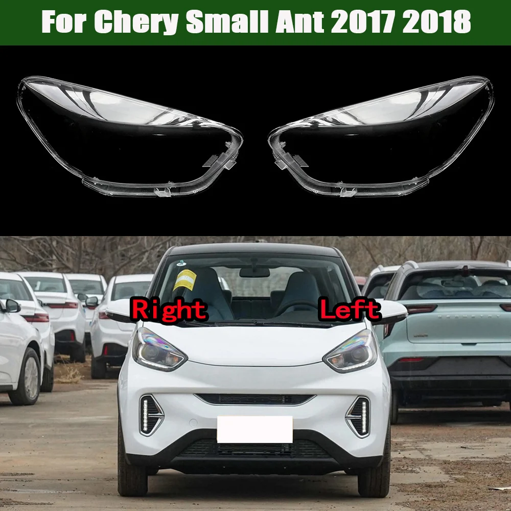 

For Chery Small Ant 2017 2018 Headlight Cover Transparent Headlamp Shell Lamp Shade Lens Replace Original Lampshade Plexiglass