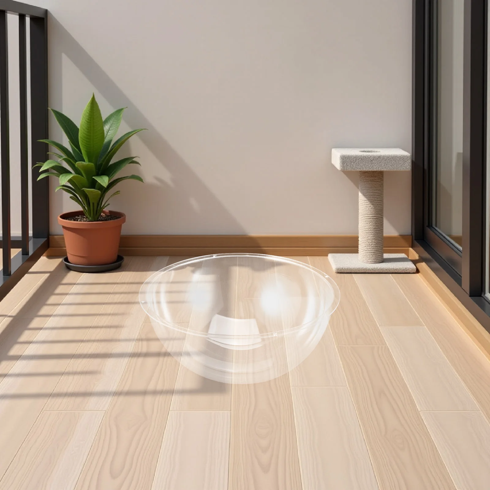 

Transparent Capsule Bed Acrylic Dome Window Perch For Cat Tree Wall Shelf Clear Bubble Nest Replacement Pet Furniture