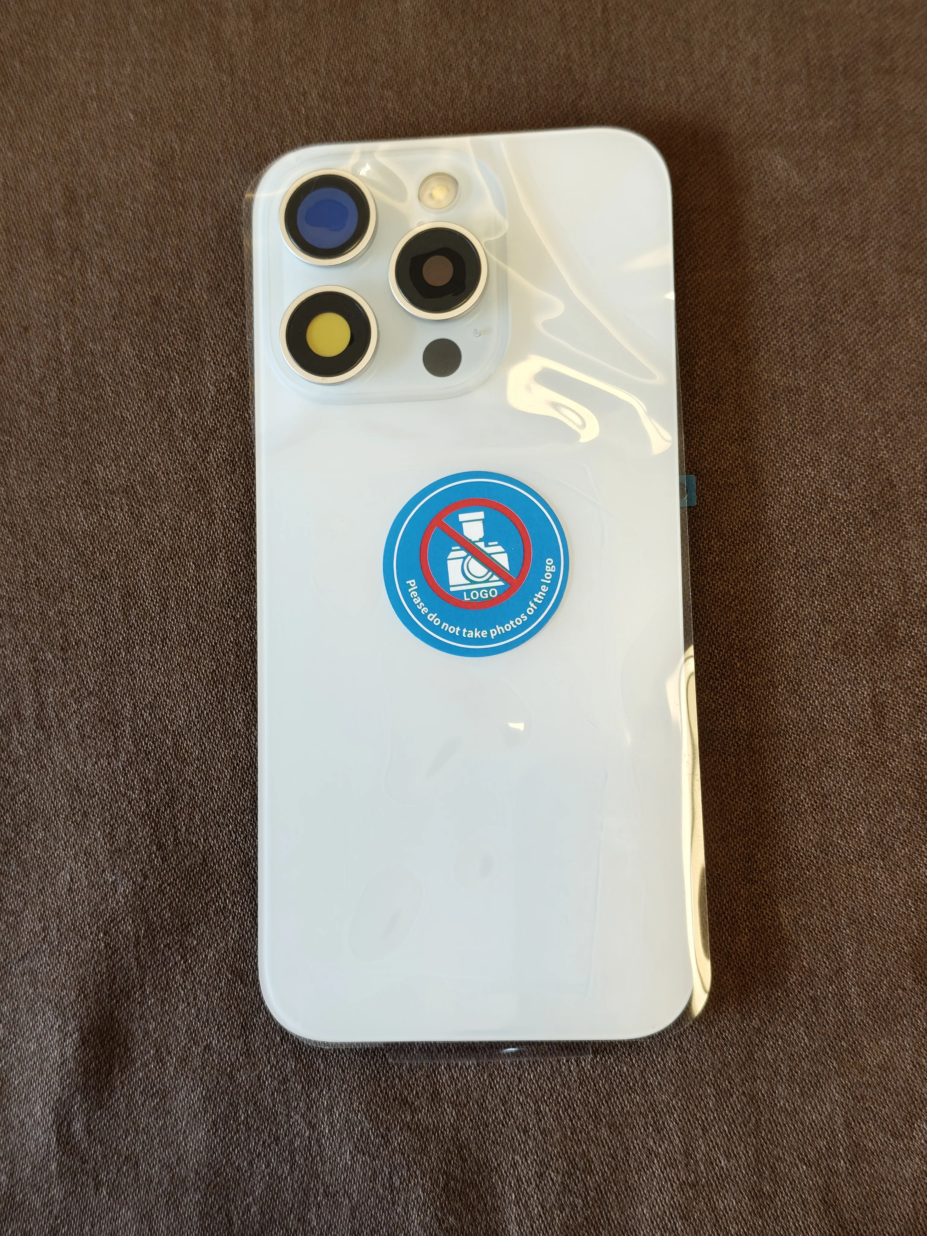 Whole Sale Replace for 15Pro Back Glass with Wirelee Cable with Flashlight