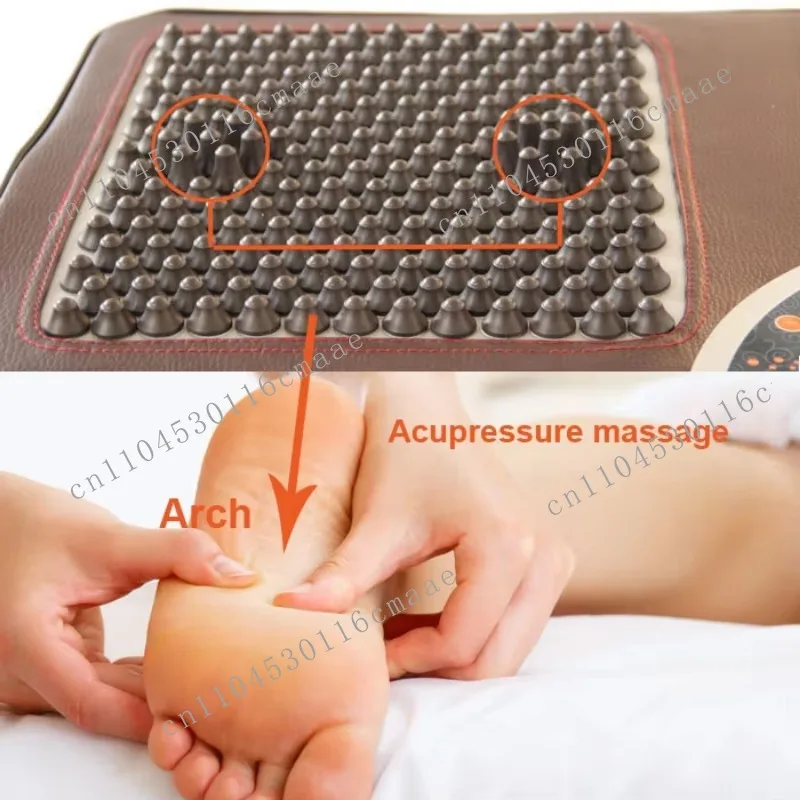 75 * 43Cm Foot SPA Shiatsu Pad Tourmaline Heated Massage Pad Is Used on The Feet To Promote Blood Circulation