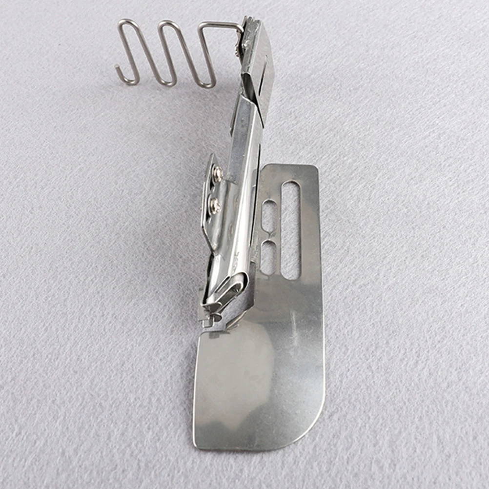 

Right Angle Double Edging Tube Sewing Presser Lock Fold Binder Binding Tool Hemmer Machine Replace Stainless Steel Portable