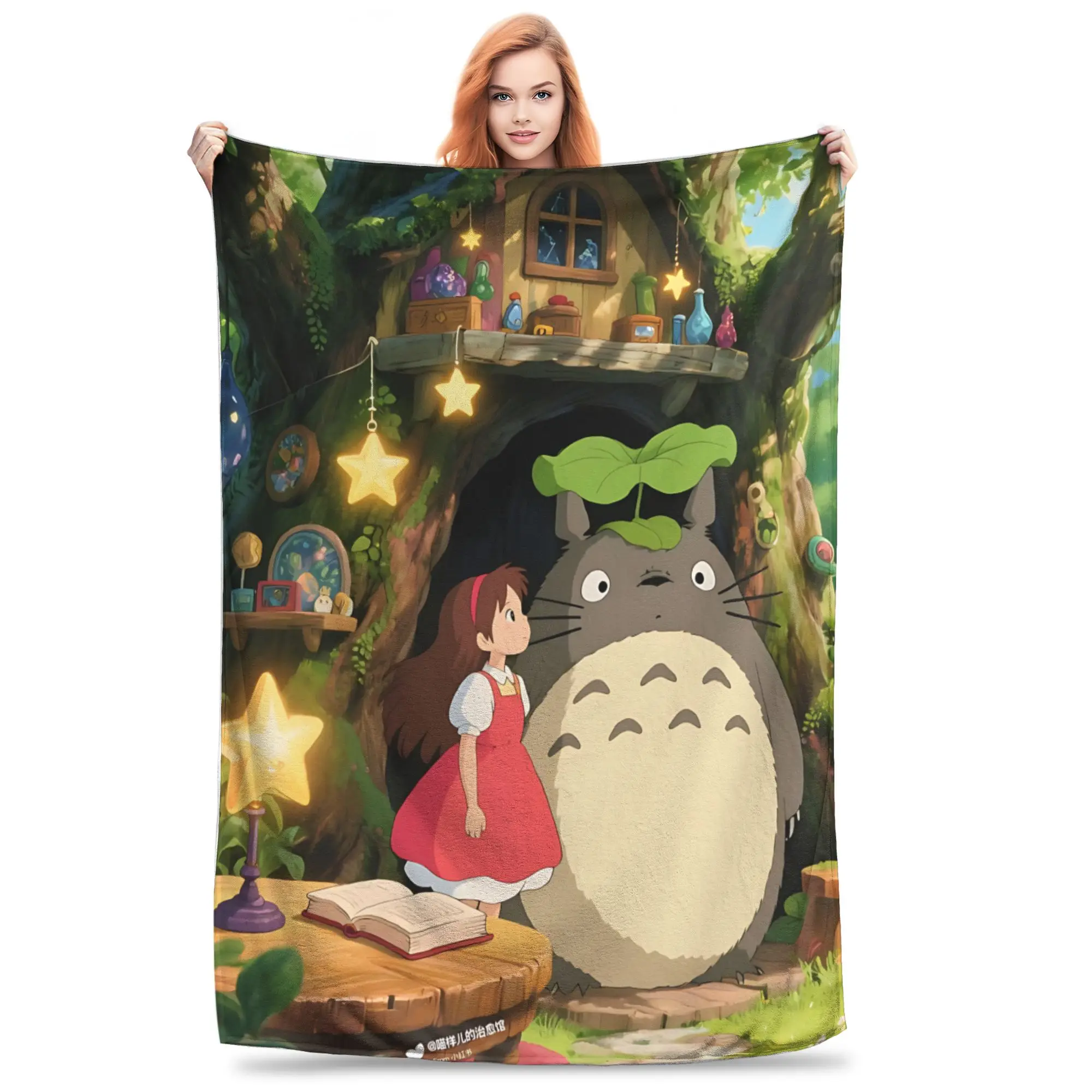 1PC home Cutecore My Neighbor Totoros  Blanket Super Cosy Plush Home Living Room Sofa halloween