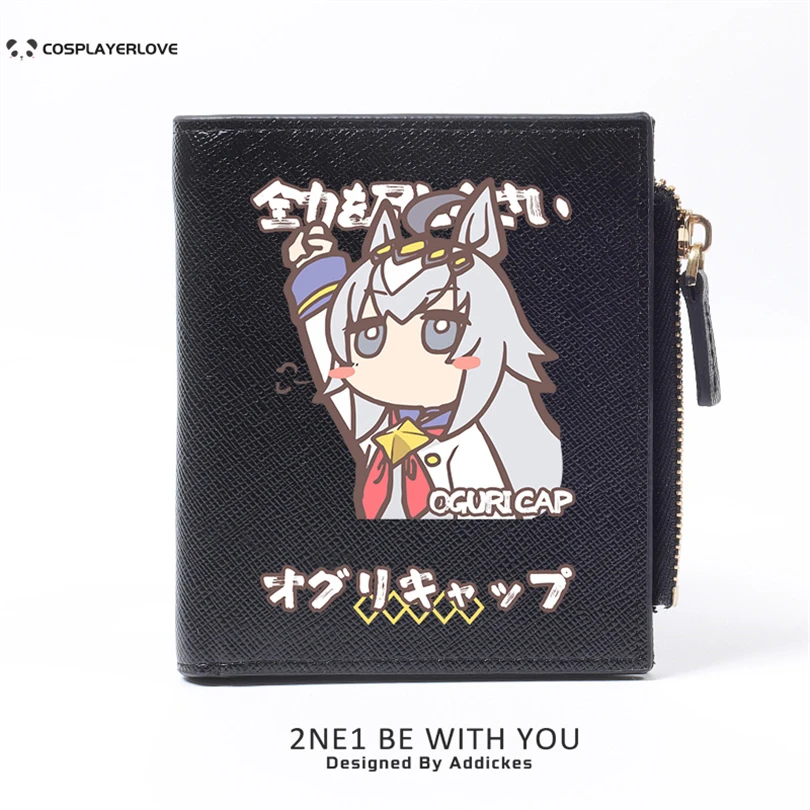 Uma Musume Cinderella Gray Oguri Cap Japanse Cartoon Coin Purse Wallet Gift for Cosplay Halloween Carnival Costume view 5