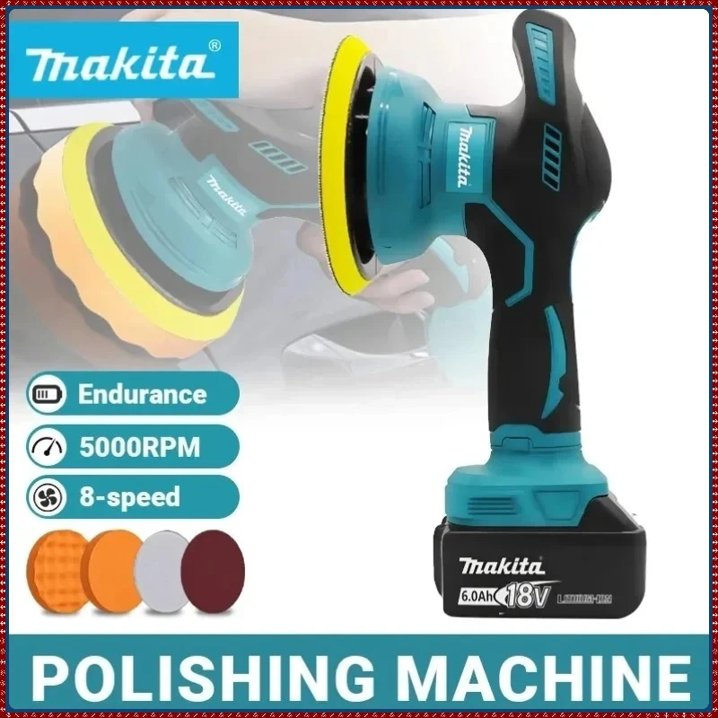 

Makita 8 Gears Digital Display Cordless Car Polisher Electric Polisher Auto Car Waxing Polishing Machine For Makita Battery