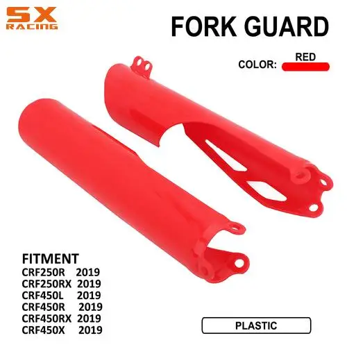 Motocycles Front Fork Shock Absorber Wrap Cover Guard Protector For Honda CRF250R CRF450L CRF450R CRF450X CRF450RX CRF R X