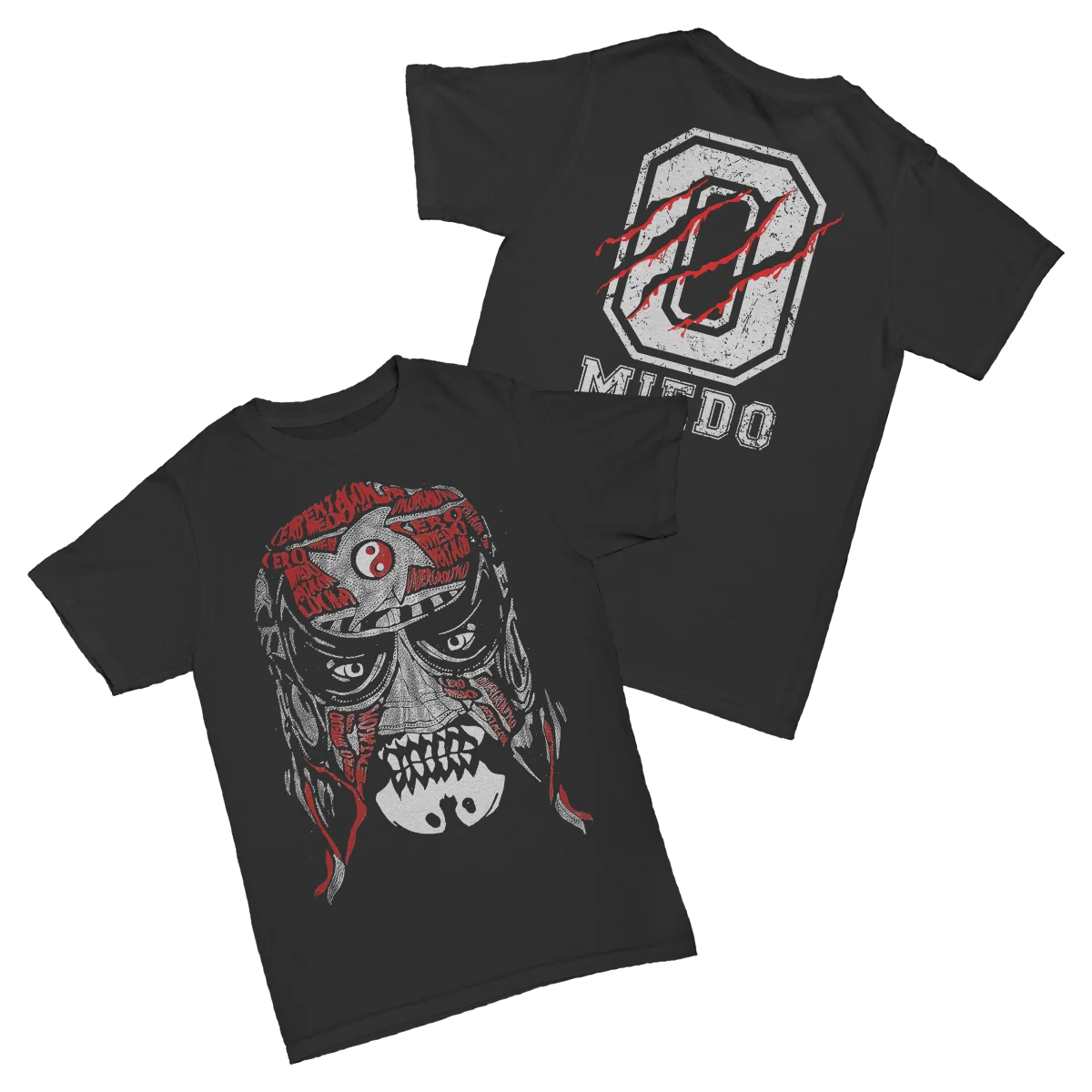 Penta El Zero Miedo Merch  Merch T-shirt Men Short Sleeve Tee Unisex Tops Clothes Causal Female Y2K Tops