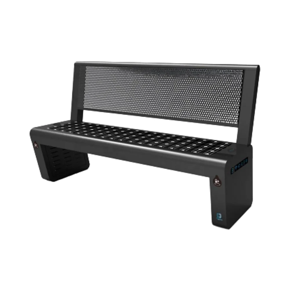 New Outdoor Solar-Powered Smart Seating Charging Bench with Photovoltaic Power Generation for Scenic Spots Parks & Squares