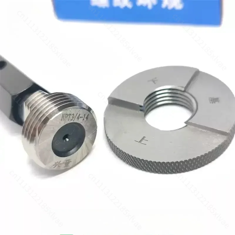 NPT Taper Pipe Thread Ring Plug GO NO GO Gauge ANSI Standard Custom Size 1/8