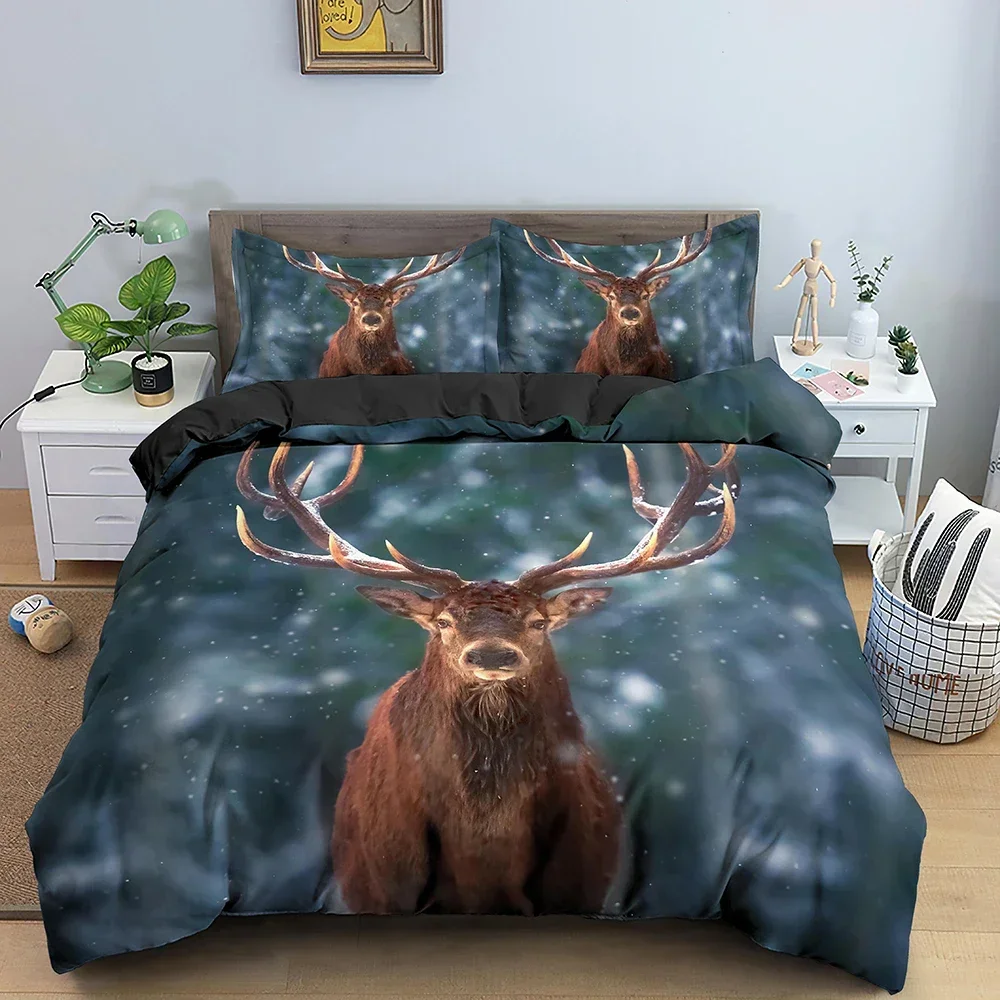 Cute Dog Hamster Cat Animals Comfortable Duvet Quilt Cover Pillowcase Bedding Set Children Bedroom Decoration Home Textile