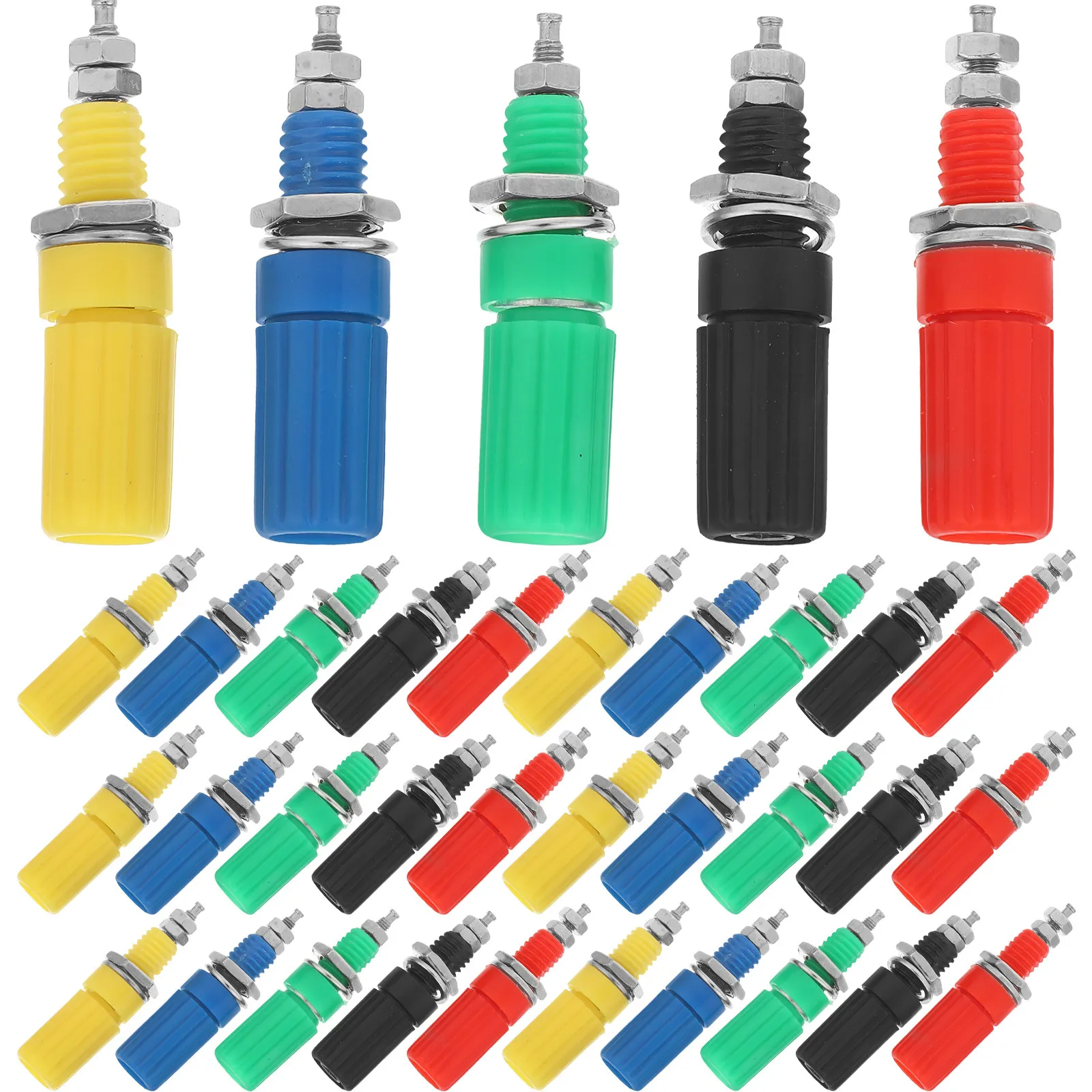 50Pcs Audio Speaker Binding Post Connectors Professional Grade Terminal Parts Crystal Clear Sound Transmission Oxidation