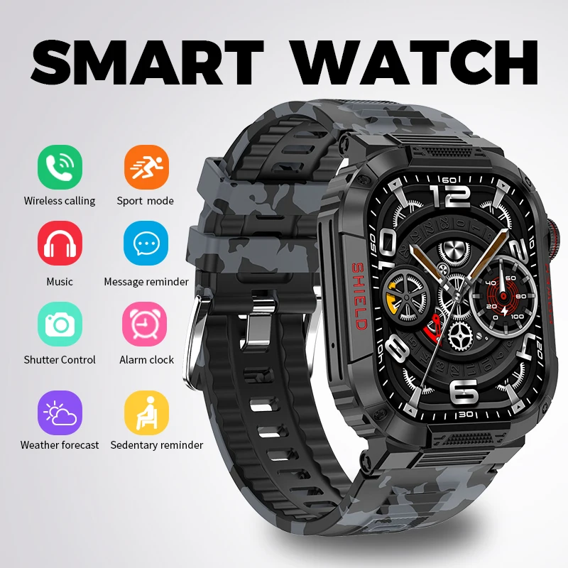 Smart Watch, Android IOS, Male/Women Watch, Call, Message Reminder, 2.03cm Large Screen Display, Exercise Steps and Fitness Exer