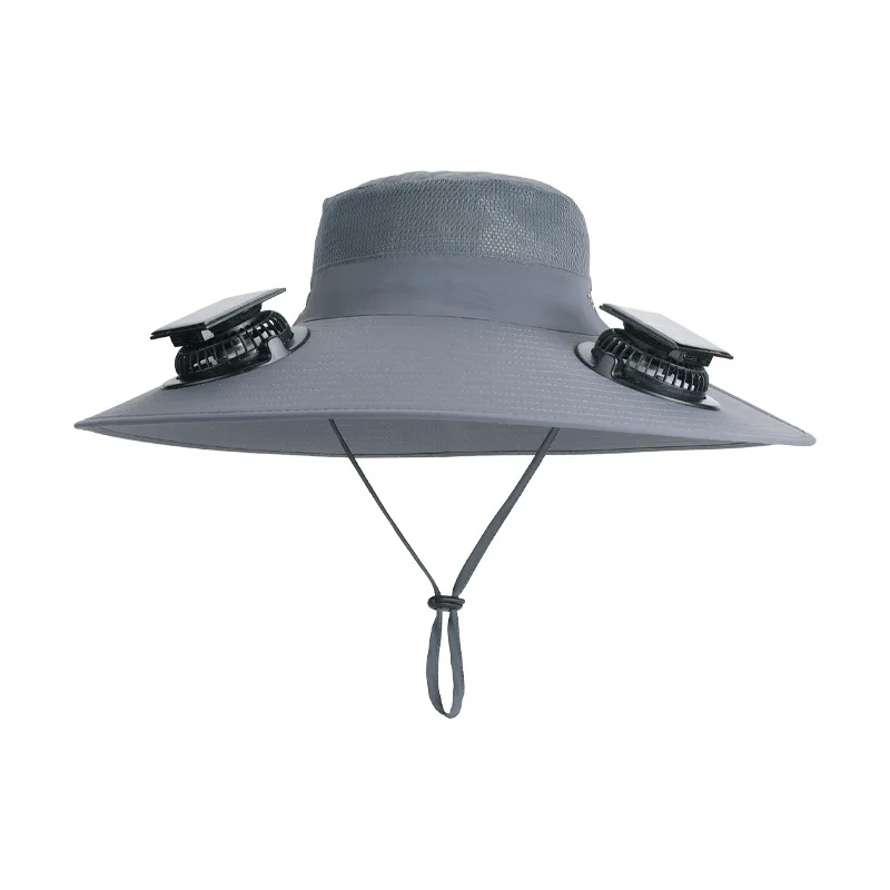 

Fishing Caps Outdoor Summer Solar Double Fan Hat Wide Brim Quick-Drying Breathable Waterproof Fisherman Hat for Mountaineering