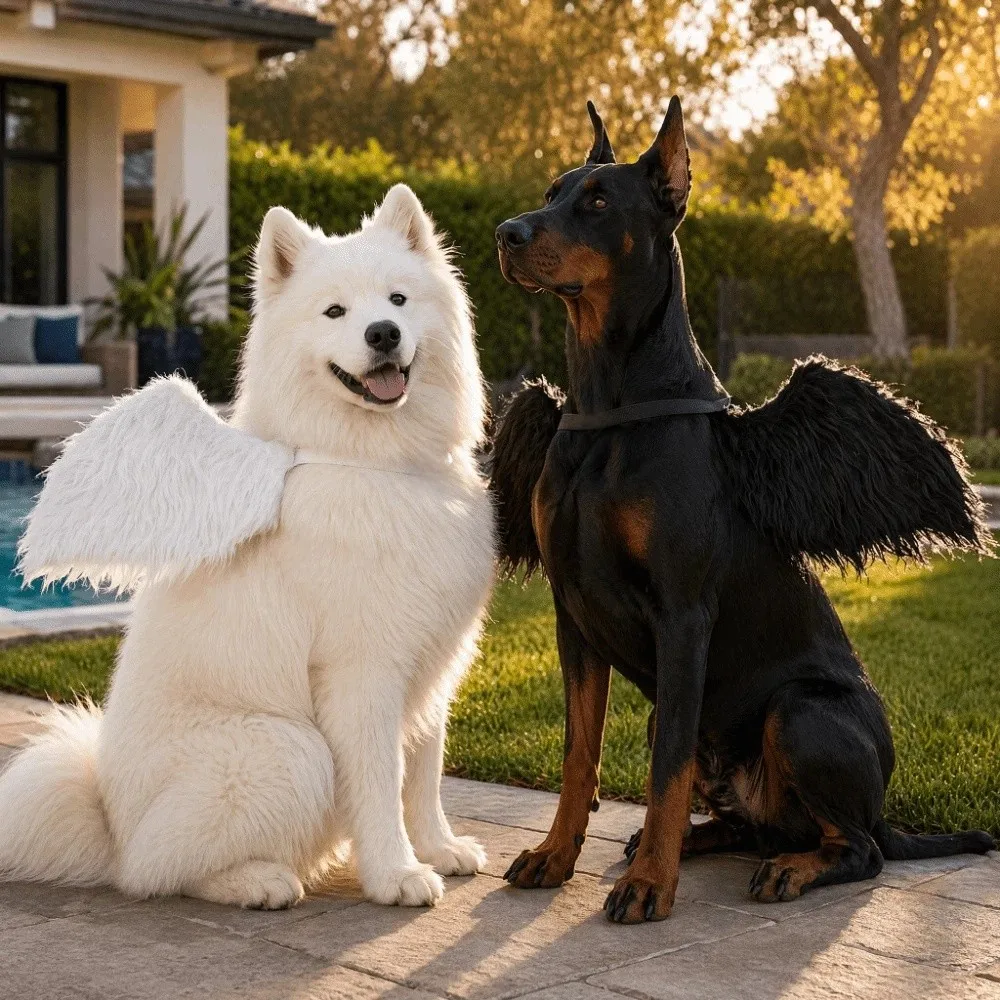 Creative Adjustable Dog Wings Cute Role Playing Cat Wings Demon Black Soft Pet Costumes Halloween Party