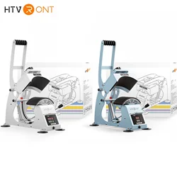 HTVRONT Manual Hat Heat Press Machine 6.9x2.55 inch,7.0x3.3 inch Double-size Platens Press Knob Clamshell Sublimation Transfer
