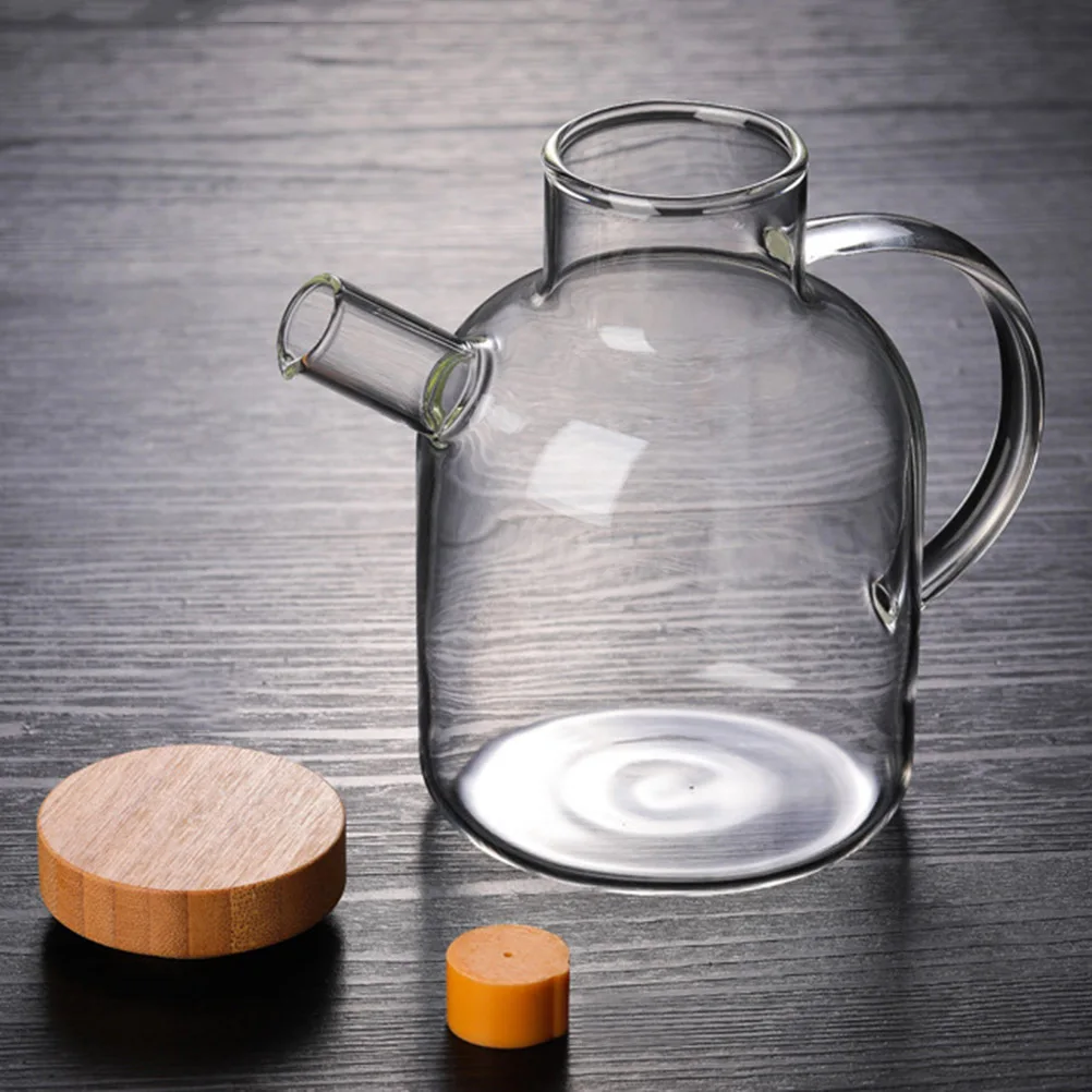 

Oil Dispenser Bottle Heat Resistant Borosilicate Glass Drip Free Spout for Oil and Vinegar Storage Kitchen Must Have Accessory