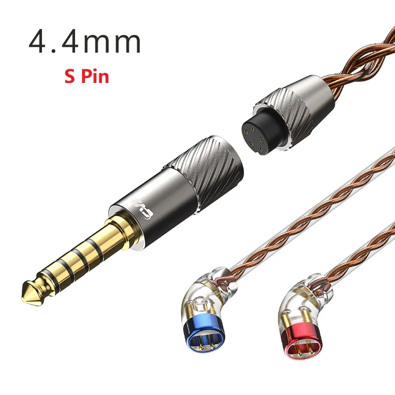 CVJ VS400 4 ストランド 400 コア OFC Hi-Fi イヤホンケーブル 2.5mm