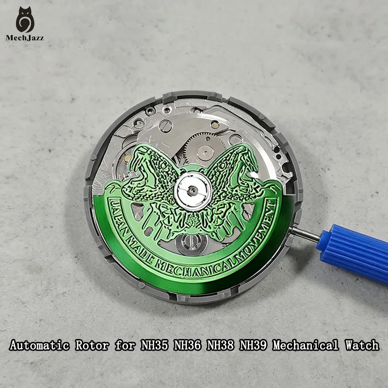 NH35 Oscillating Weight Rotor, High‑Quality Metal Rotor, Compatible with NH35, NH36, NH38, 4R Movements, Replacement Parts