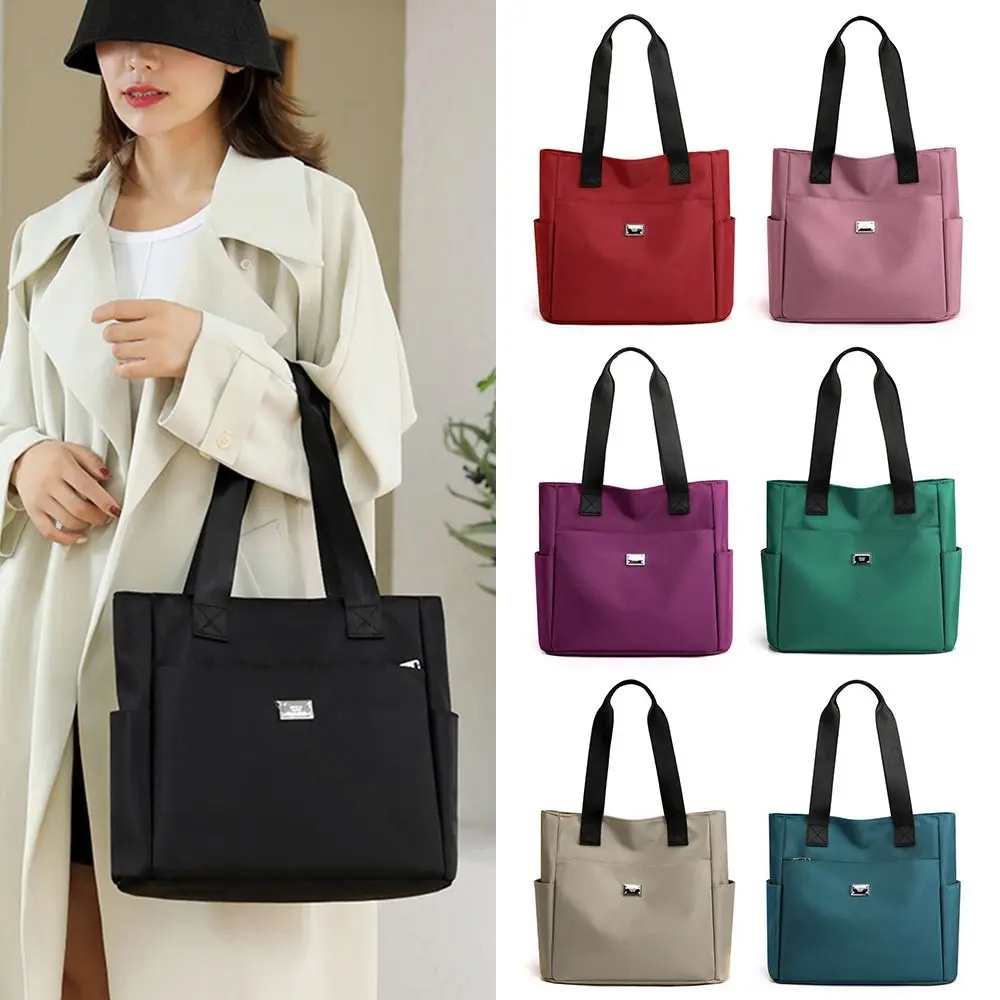 New Nylon For Work Large Capacity Handbag Tote Bags Shoulder Bag Lightweight Waterproof
