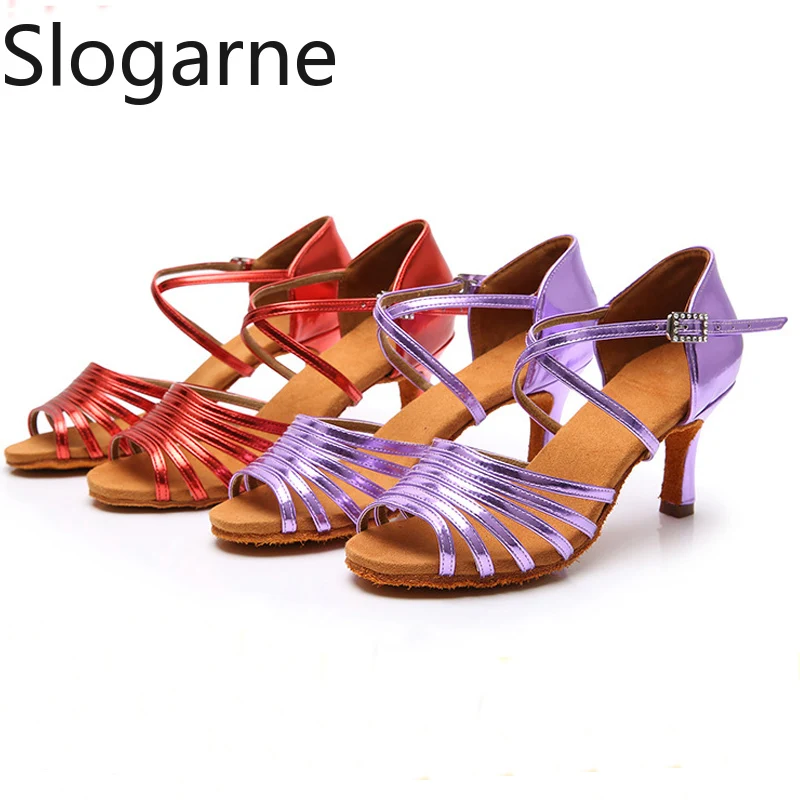 New Arrivals Latin Shoes for Women Practice Performance Ballroom Salsa Dance Shoes Ladies High Heel Dancing Sandals Girls Pumps