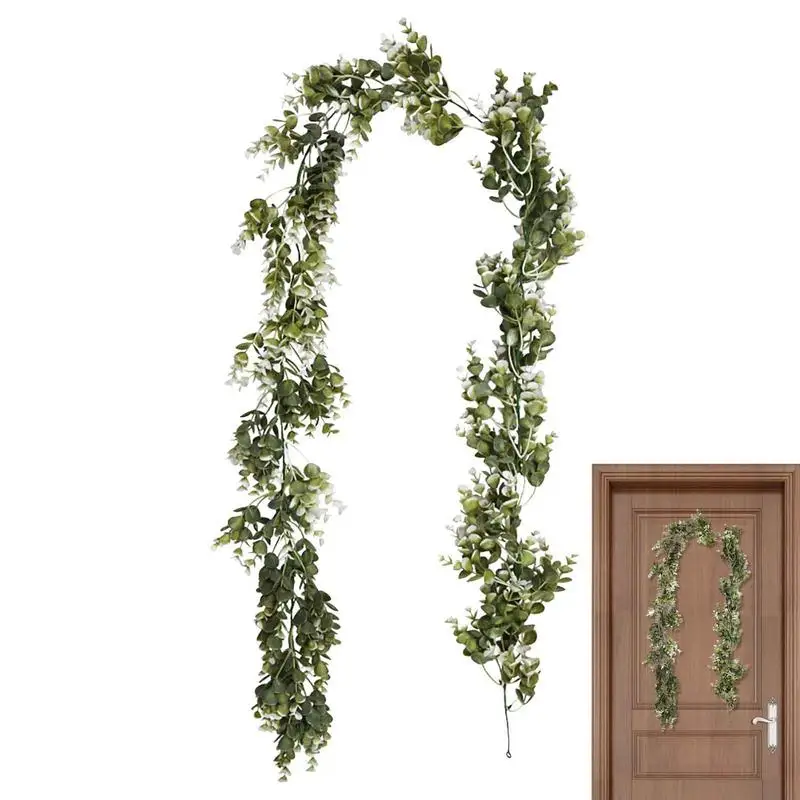 

Artificial Greenery Garland Fake Vines Plant Backdrop Wall Fake Ivy Fake Plants 5.9 Feet For Wedding Home Table Decor Jungle