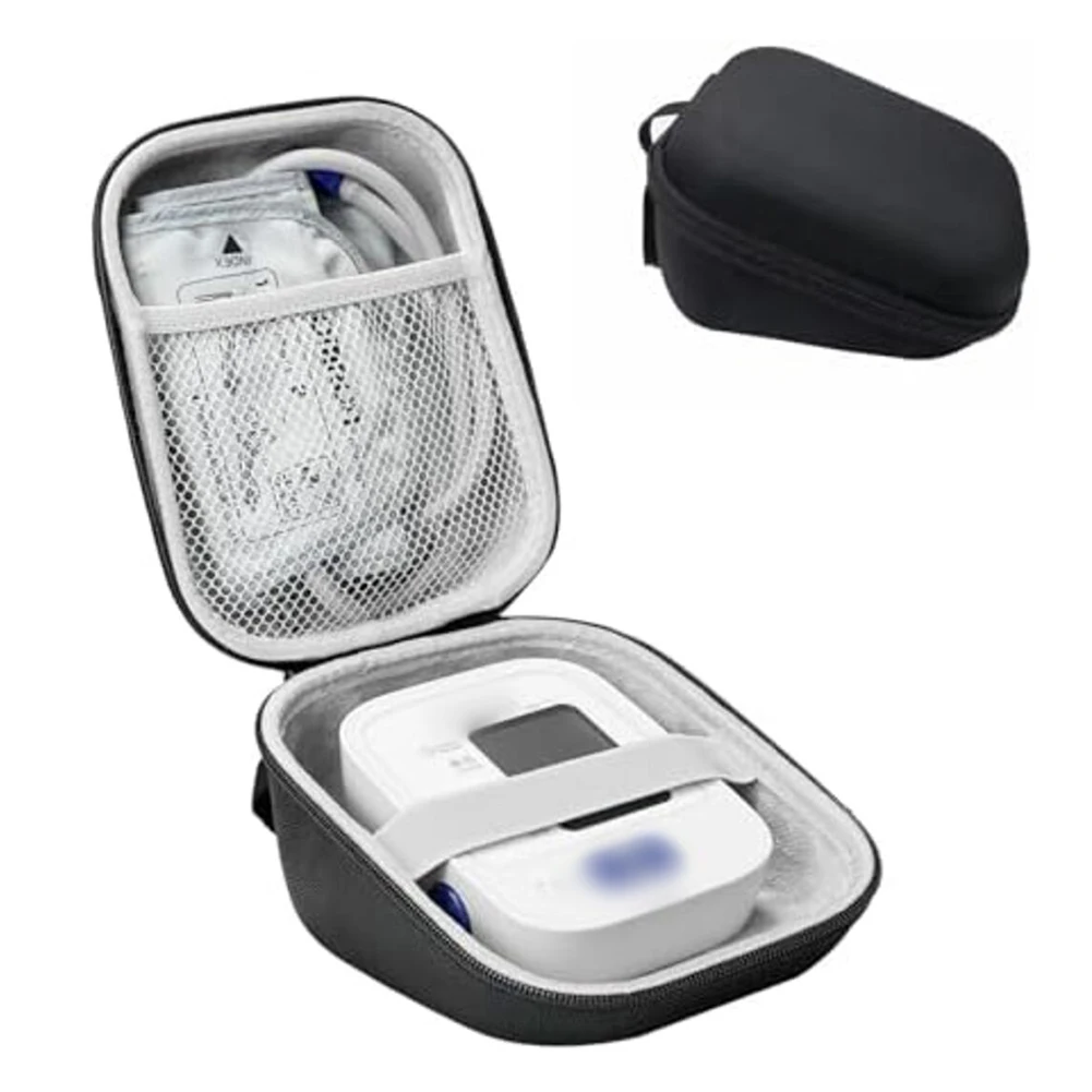 

For Blood Pressure Monitor Travel/Storage Portable EVA Pressure Resistant Storage Bag Soft Velvet Lining Holds Monitor