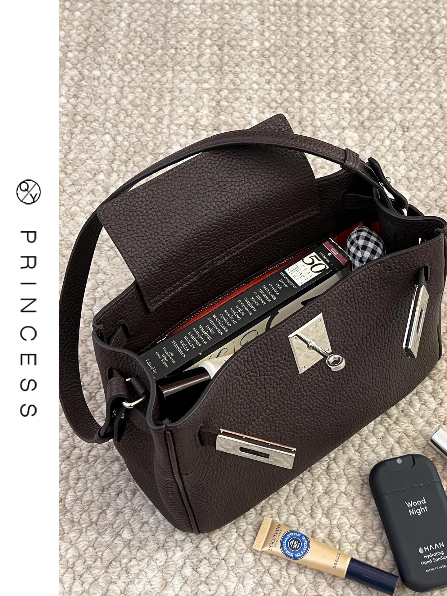 

Women's Handbag 2025 New Luxury Large Capaci Single oulder Handbag Commuter Crossbody Bag Soft Korean Sle Tote Bag