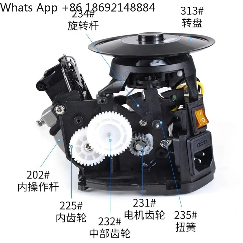 Original cutter head assembly Universal RT-3000 blade accessories Gear ZCUT-8 automatic tape machine motor accessories