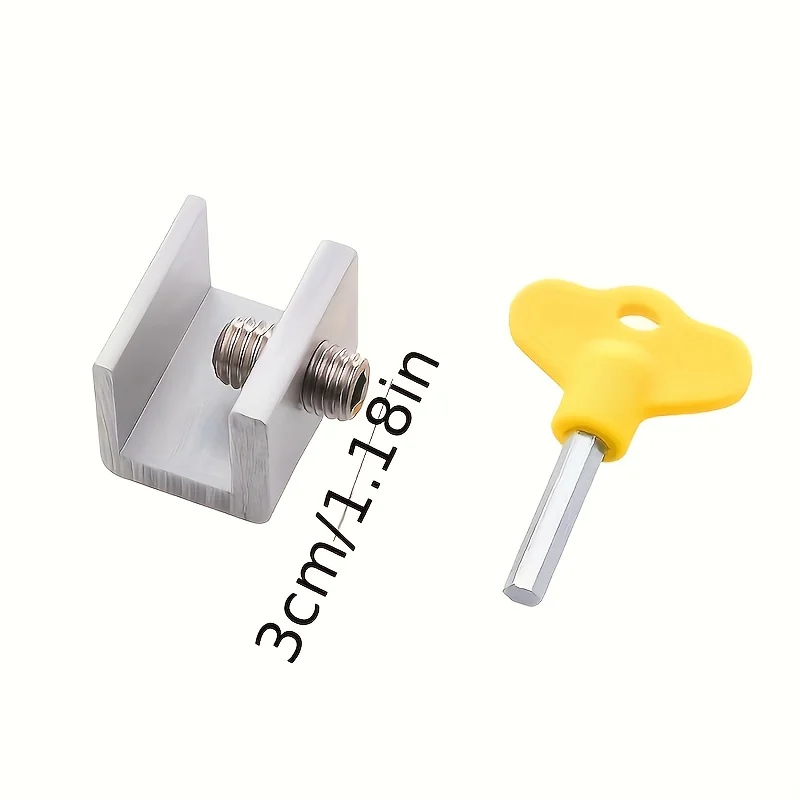 

Home window limiter, home safety lock screen window relocation, fixed stainless steel anti-collision belt key door and window ch