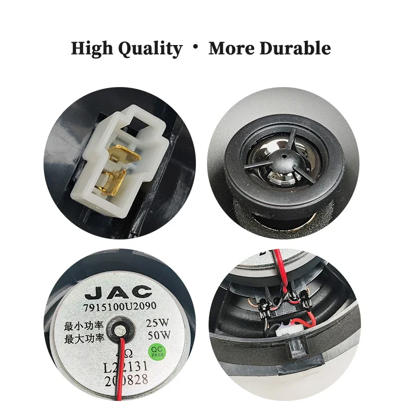 Car HiFi Audio Speaker Vehicle Door Stereo Music Play for JAC J3 J4 J5 J6 SEi2 SEi3 7915100U8010 7915100U8160 Repair Replacement