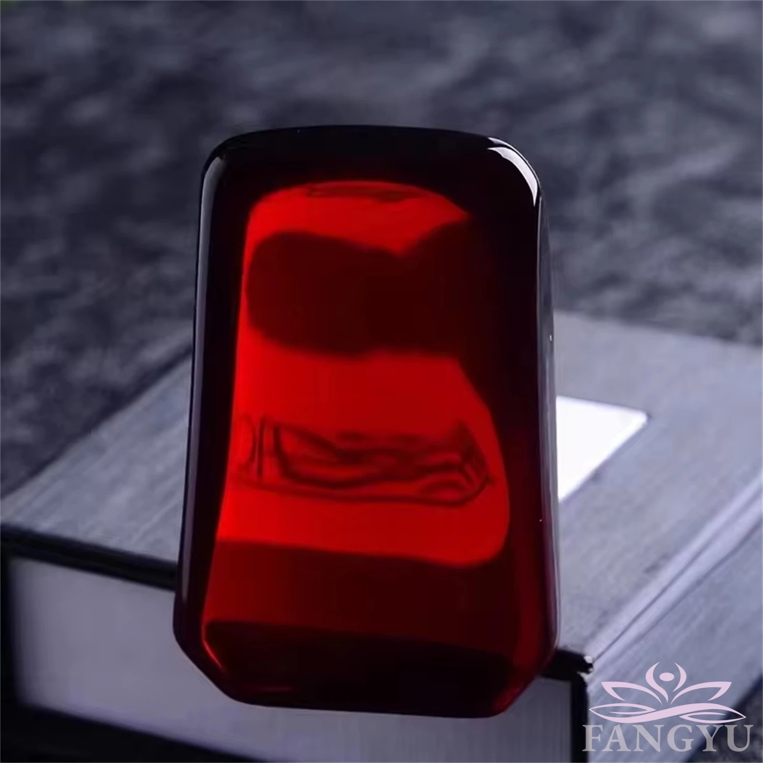 Baltic Sea Natural Blood Pool Amber Beeswax Safe and Quiet Brand Water Drop Carp Blood Amber Pendant Men's and Women's Necklaces